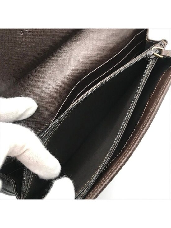 Celine Macadam Triomphe Wallet Brown